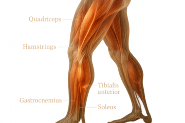 the human leg muscles