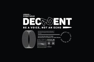 Editable written text ready to print vintage tshirt design