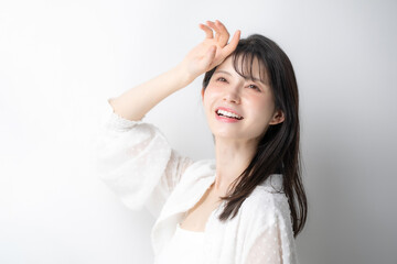 Fototapeta premium 女性 ビューティー スキンケア