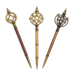 Obraz premium Decorative metal spear-like objects