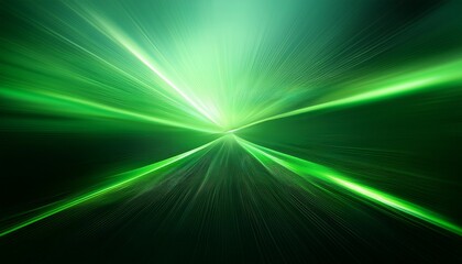 Obraz premium ethereal green glow a dynamic abstract journey through light and motion