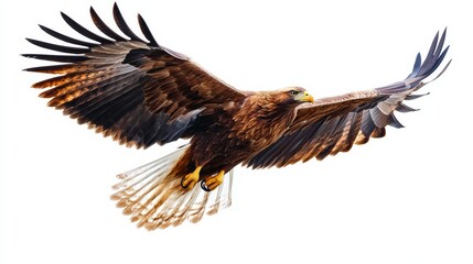 Majestic Eagle Majestically Soaring in Flight Capturing the True Essence of Freedom in the Sky