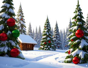 Christmas ans New Year seasonal social media background design in square with blank s