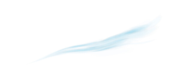 Smooth Blue Wind Wave. Light Air Stream Flow Overlay for Clean Air Design and Natural Ventilation © Orange Sky