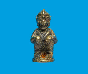 Hanuman statues are amulets that are accepted in Thailand.