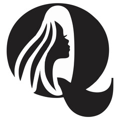 Woman, capital letter.eps