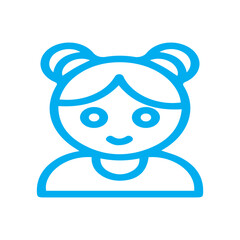Cute Girl Avatar Icon