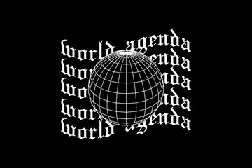 Editable written text ready to print vintage tshirt design