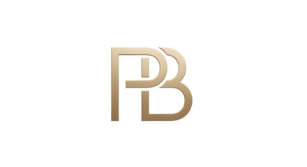 Sophisticated PB Monogram Logo Design for Branding.