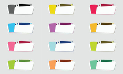 Set of Modern Infographics Banners