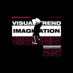 visual trend simple vintage  ready to print t shirt design