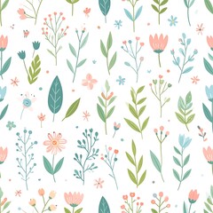 Delicate floral pattern