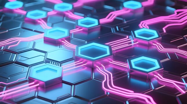 Abstract Technology Background