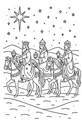 horse coloring page 28.eps