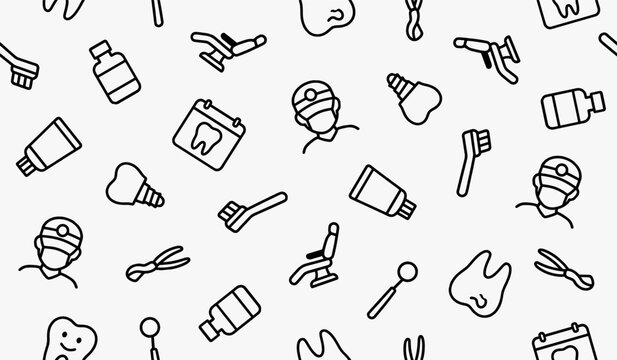 Dental pattern background design