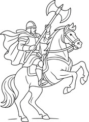 horse coloring page 41.eps