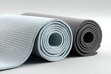 Discover ultimate comfort and support with these premium rolled yoga mats, perfect for your home or studio fitness journey.