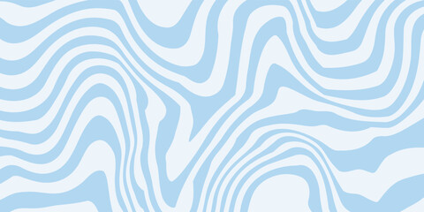 Abstract background seamless pattern with colorful waves. Trendy vector illustration in retro psychedelic style