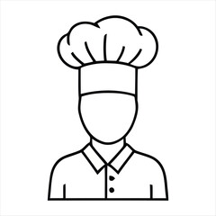 Chef holding a tray with food on a white background