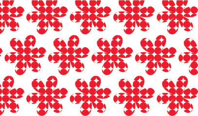 seamless pattern with spaces flowers