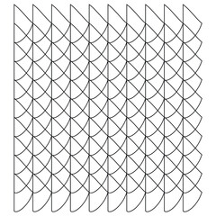 Fototapeta premium An elegant seamless geometric pattern of interlocking diagonal arcs creating a beautiful fish scale texture, vector illustration
