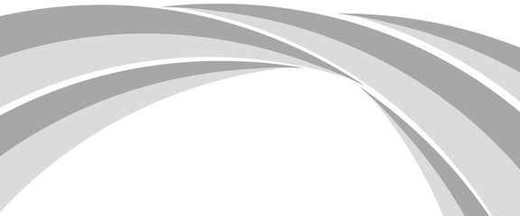 Vector gray line background curve element with white space for text and message design, overlapping layers, vector, modern abstract design vector. eps 10