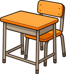 
교실 책상과 의자