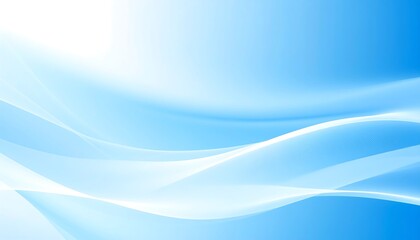Abstract light blue curves.  Soft, flowing lines create a serene, calming effect
