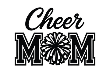 Cheer Mom Pom Pom Design
