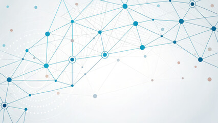 Network connection abstract technology digital data geometric background blue pattern Modern network connection abstract technology digital data geometric background blue pattern, clean