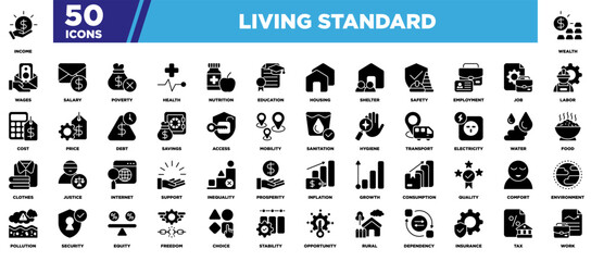 Living Standard Iconset Glyph Black
