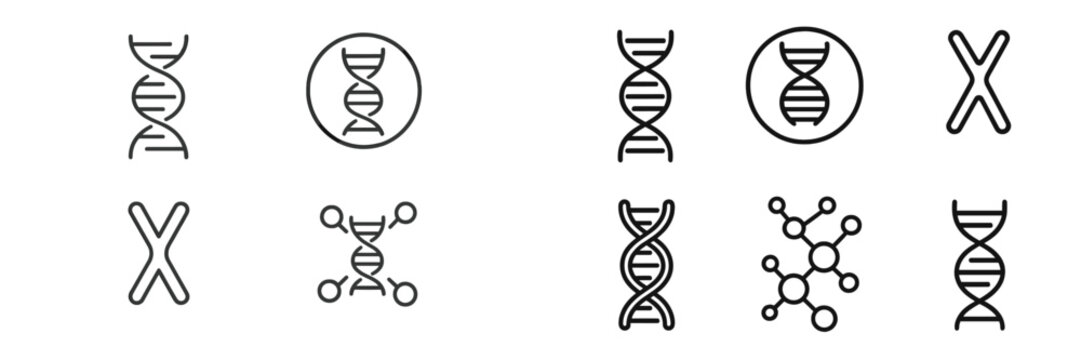 DNA and Chromosome Icons