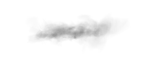 Light Black Smoke Transparent Cloud Effect with Soft Mist and Vapor Texture