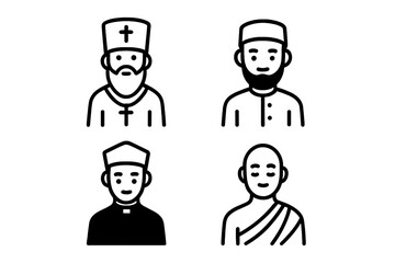 Religious figures icons