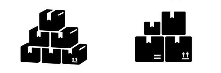 Fragile shipping symbol with arrows and equals sign