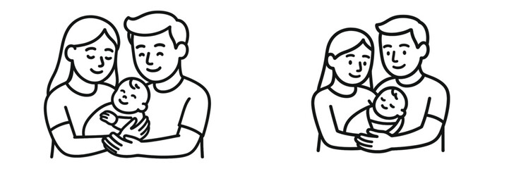 Family with Baby Icon