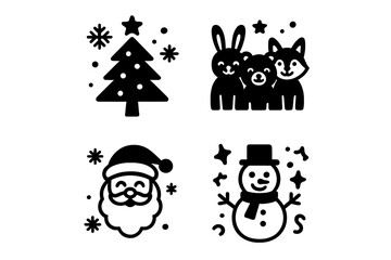 Christmas Icons Set