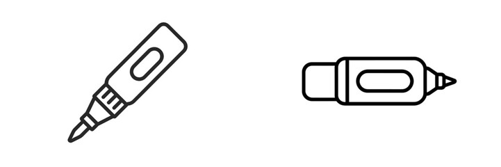 Marker pen icons