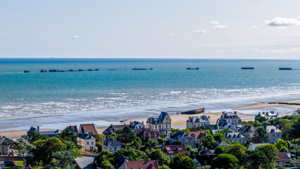 Arromanches d'en haut