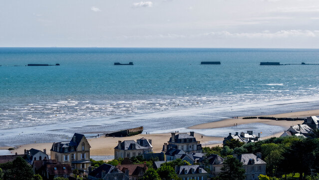 Arromanches d'en haut