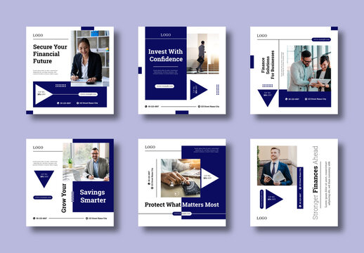 Professional Financial Social Media Post Template