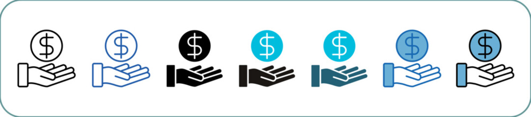 Prosperity Icon Pack Multistyle Editable Stroke