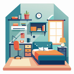 Compact Home Interior Icon