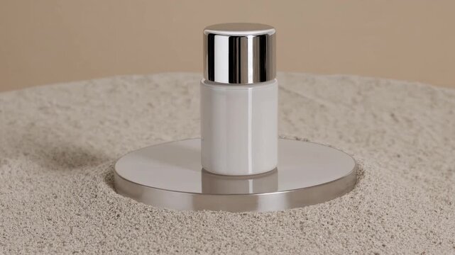 bottle of perfume podium 