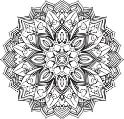 Fototapeta premium Abstract Floral Mandala Collection