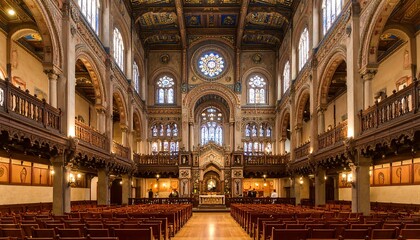 Naklejka premium Grand church interior