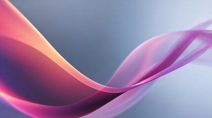 Fototapeta premium Smooth flowing pastel gradient waves in a minimal abstract style, clean modern motion graphics loop, cinematic background animation for creative intros and logo reveals