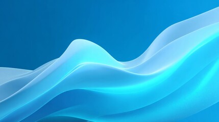 Fototapeta premium Smooth flowing pastel gradient waves in a minimal abstract style, clean modern motion graphics loop, cinematic background animation for creative intros and logo reveals