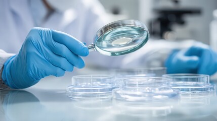 quality inspector checking plastic part