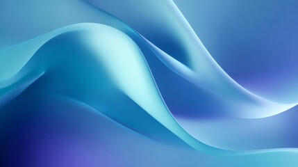 Obraz premium Elegant pastel gradient wave animation, abstract modern motion graphics background, fluid minimal design, perfect for branding, logo reveal, video intros, or presentations